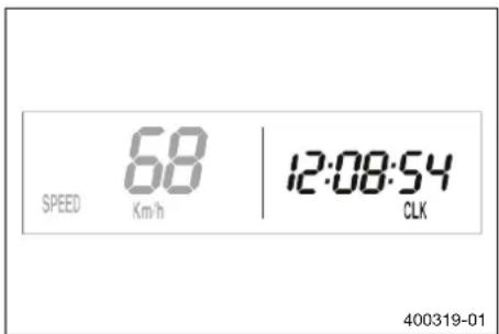 SPEED 68 Km/h 12:08:54 CLK 400319-01
