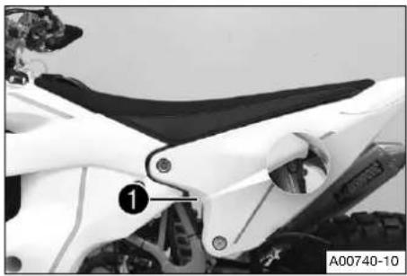 HUSQVARNA FR 450 Rally (2021) - Sitzbank abnehmen - 1