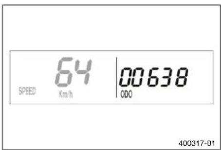 SPEED 64 Km/h 00638 ODO 400317-01
