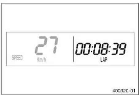 SPEED 27 Km/h 00:08:39 LAP 400320-01