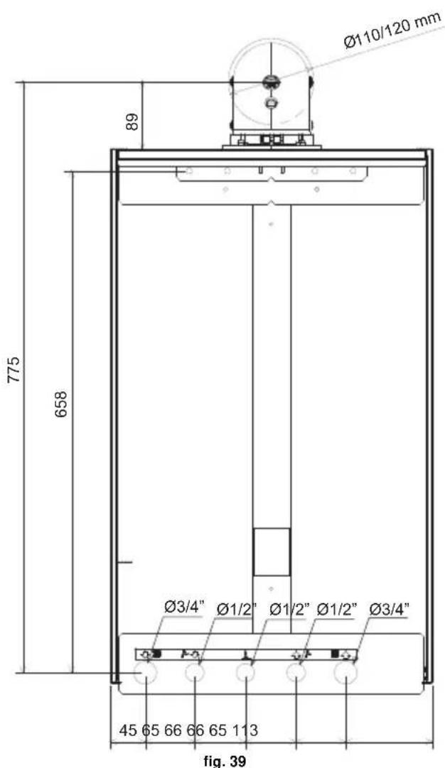Ø110/120 mm 89 775 658 Ø3/4" Ø1/2" Ø1/2" Ø1/2" Ø3/4" 45 65 66 66 65 113 fig. 39