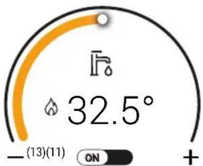 FERROLI Bluehelix Maxima - DHW temperature adjustment - 1