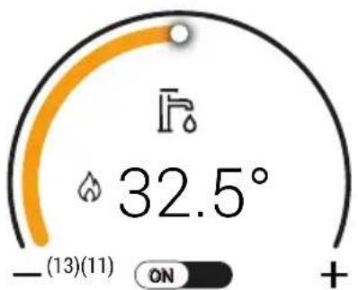 FERROLI Bluehelix Maxima - Regolazione temperatura sanitario - 1