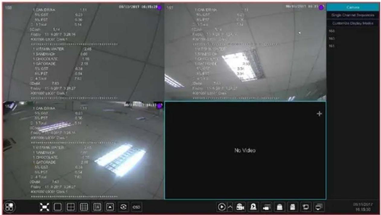 108 1 CAN DRINK 1.11 5% GST 0.23 8% PST 0.36 0.1 TGM 3.14 SCash 5.14 Friday 11-9-2017 3:28:16 RICHING LDOO! Dark! 1 VITAMIN WATER 2.65 1 SANDWICH 0.60 1 CHOCOLATE 1.15 1 GATORADE 2.55 5% GST 0.34 8% PST 0.54 0.4 TGM 7.63 Debit 7.63 Friday 11-9-2017 3:28:27 RHOLOO! LDOO! Dark! 1 CAN DRINK 1.11 5% GST 0.23 8% PST 0.36 0.1 TGM 3.14 SCash 5.14 Friday 11-9-2017 3:28:27 RHOLOO! LDOO! Dark! 1 VITAMIN WATER 2.65 1 SANDWICH 0.60 1 CHOCOLATE 0.75 1 GATORADE 2.55 5% GST 0.34 8% PST 0.54 0.4 TGM 7.63 Debit 7.63 Friday 11-9-2017 3:28:27 RHOLOO! LDOO! Dark! 1 CAN DRINK 1.11 5% GST 0.23 1 CHOCOLATE 0.75 1 GATORADE 2.55 5% GST 0.34 8% PST 0.54 0.4 TGM 7.63 Camera Single Channel Sequences Customize Display Modics 160 163 161 No Video 09/11/2017 16:15:30