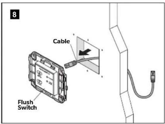 8 Cable Flush Switch