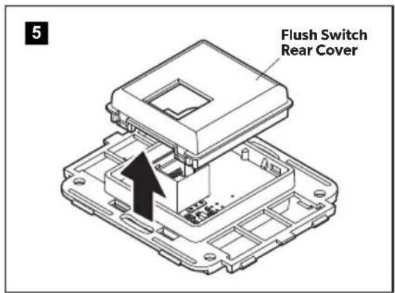 Flush Switch Rear Cover