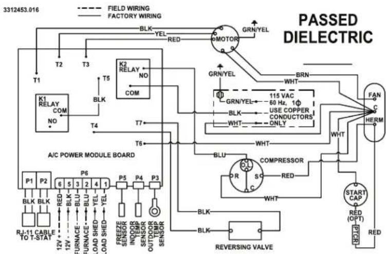DOMETIC Blizzard NXT 15K - 541815A & 541816A Wiring Diagram - 2