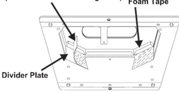 Foam Tape Divider Plate