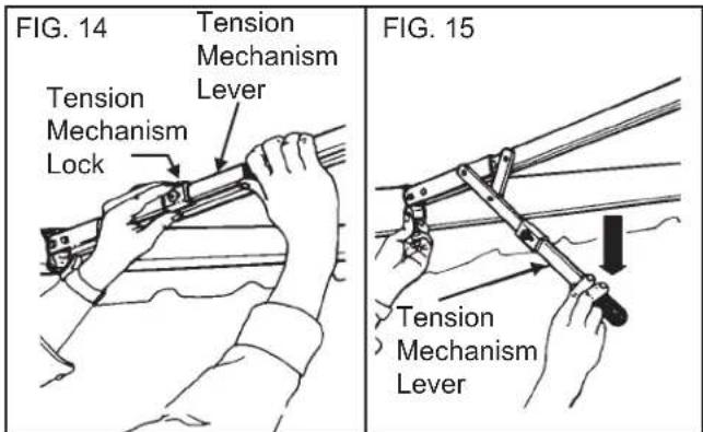 FIG. 14 Tension Mechanism Lever Tension Mechanism Lock FIG. 15 Tension Mechanism Lever