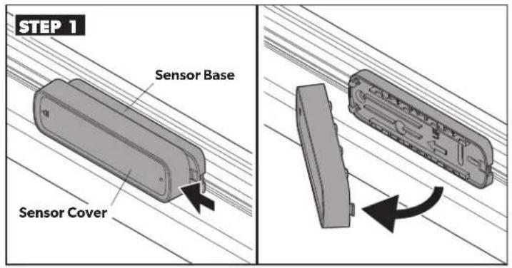 STEP 1 Sensor Base Sensor Cover