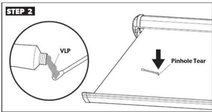 STEP 2 VLP Pinhole Tear