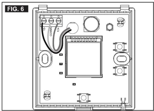 FIG. 6 COMMS 12+ 12-
