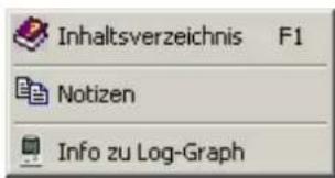 Inhaltsverzeichnis F1 Notizen Info zu Log-Graph