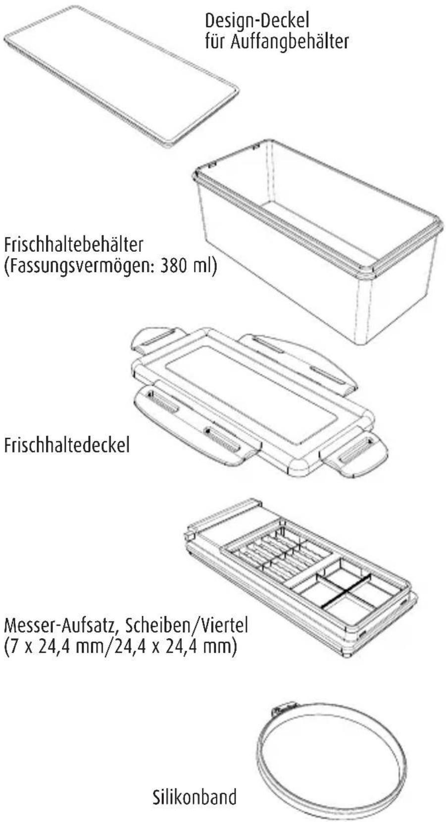 GENIUS Nicer Dicer Precision - Produktkomponenten - 2