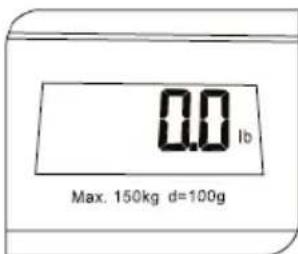 0.0 lb Max. 150kg d=100g