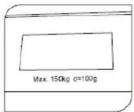 Max. 150kg d=100g