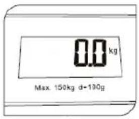 0.0 kg Max. 150kg d-100g