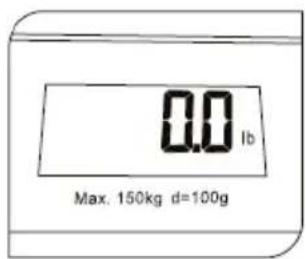 0.0 lb Max. 150kg d=100g