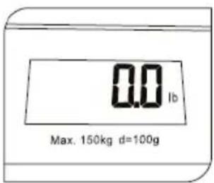 0.0 lb Max. 150kg d=100g