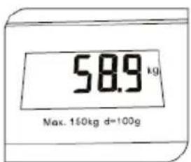 58.9 kg Max. 150kg d=100g