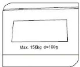 Max. 150kg d=100g