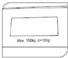 Max. 150kg d=100g