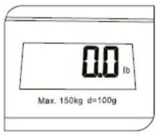0.0 lb Max. 150kg d=100g