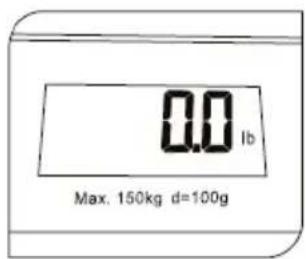0.0 lb Max. 150kg d=100g
