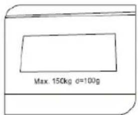 Max. 150kg d=100g