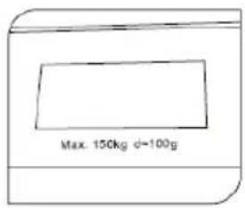 Max. 150kg d=100g