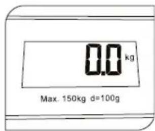 0.0 kg Max. 150kg d=100g