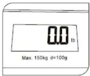 0.0 lb Max. 150kg d=100g