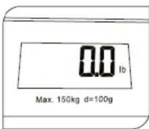 0.0 lb Max. 150kg d=100g