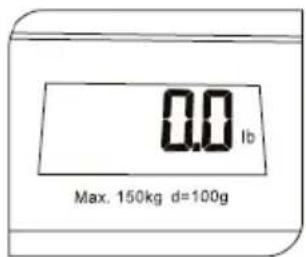 0.0 lb Max. 150kg d=100g