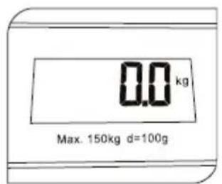 0.0 kg Max. 150kg d=100g
