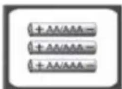 + AA/AAA - + AA/AAA - + AA/AAA -