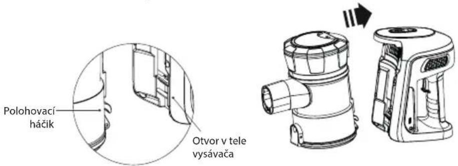 ECG VT 5220 2in1 Flex Clean - Zostavenie nádoby na prach - 3