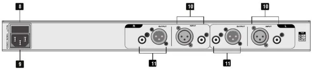 8 9 R OUTPUT INPUT OUTPUT INPUT L 10 11 11