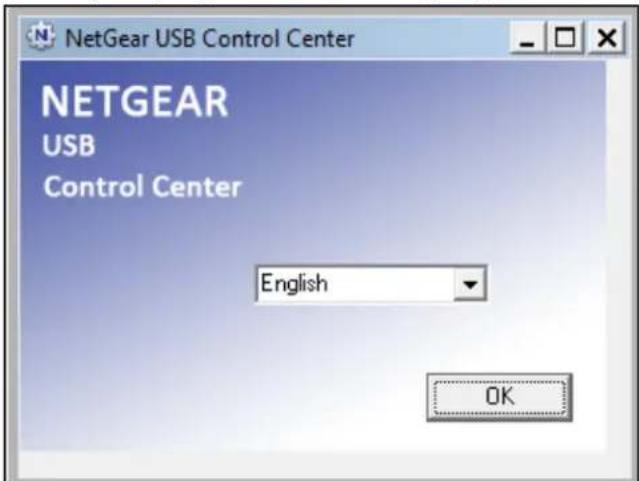 NetGear USB Control Center NETGEAR USB Control Center English OK