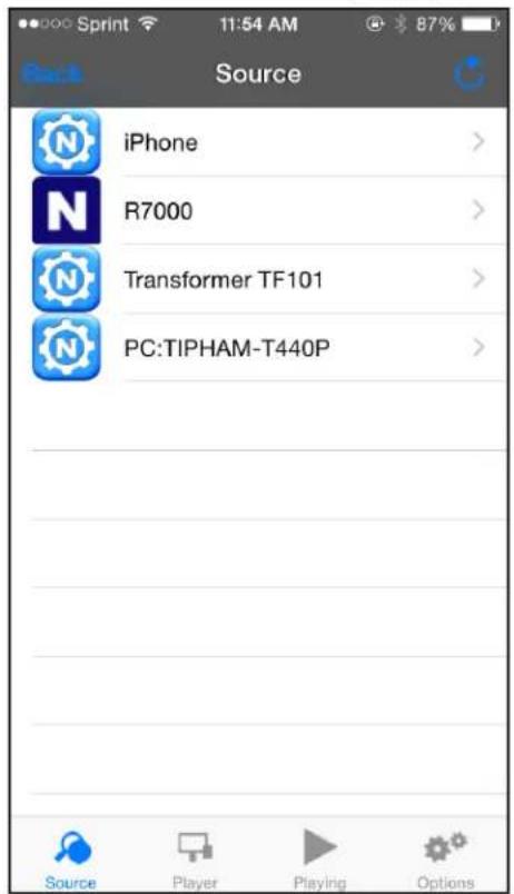 Source iPhone R7000 Transformer TF101 PC:TIPHAM-T440P Source Player Playing Options