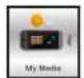 NETGEAR MyMedia - Tap the My Media button - 1