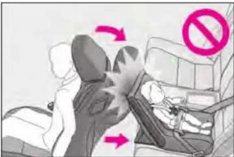 Illustration showing a person in a bed with a thought bubble and a prohibition sign, indicating no movement or freedom.