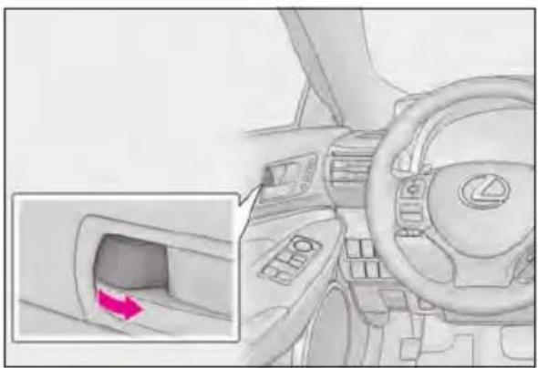 LEXUS RC 350 AWD (2019) - Locking and unlocking the doors and opening the trunk - 3