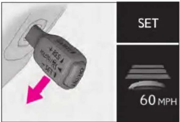 SET +RES MOUNT/REV - SET 60 MPH