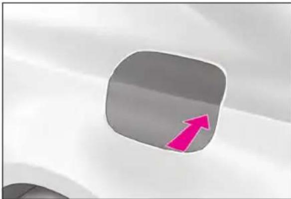 LEXUS RC 350 AWD (2019) - Closing the fuel tank cap - 2