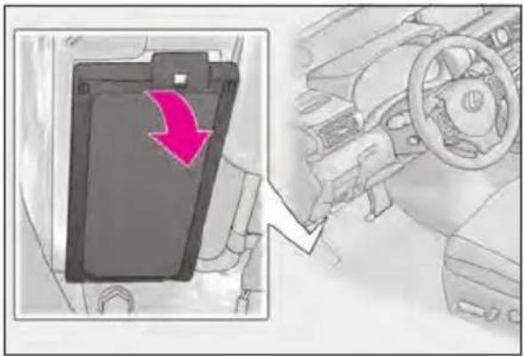 LEXUS RC 350 AWD (2019) - Checking and replacing fuses - 3