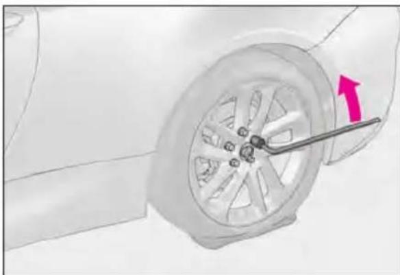 LEXUS RC 350 AWD (2019) - Replacing a flat tire - 2
