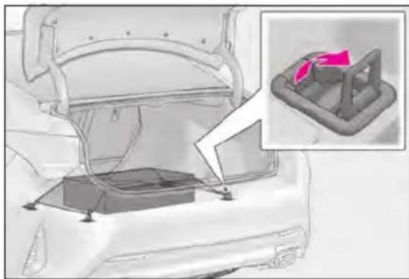 LEXUS RC 350 AWD (2019) - Cargo hooks - 1