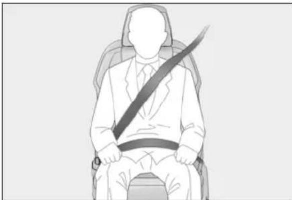 LEXUS RC 350 AWD (2019) - Correct use of the seat belts - 1