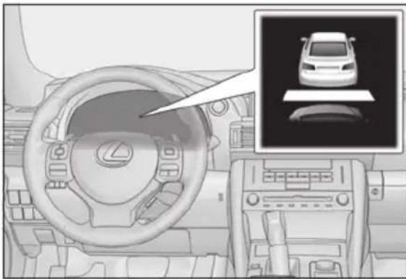 LEXUS RC 350 AWD (2019) - Approach warning (vehicle-to-vehicle distance control mode) - 1